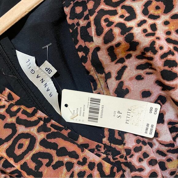 NEW Anthropologie Ranna Gill leopard print dress - Picture 3 of 12